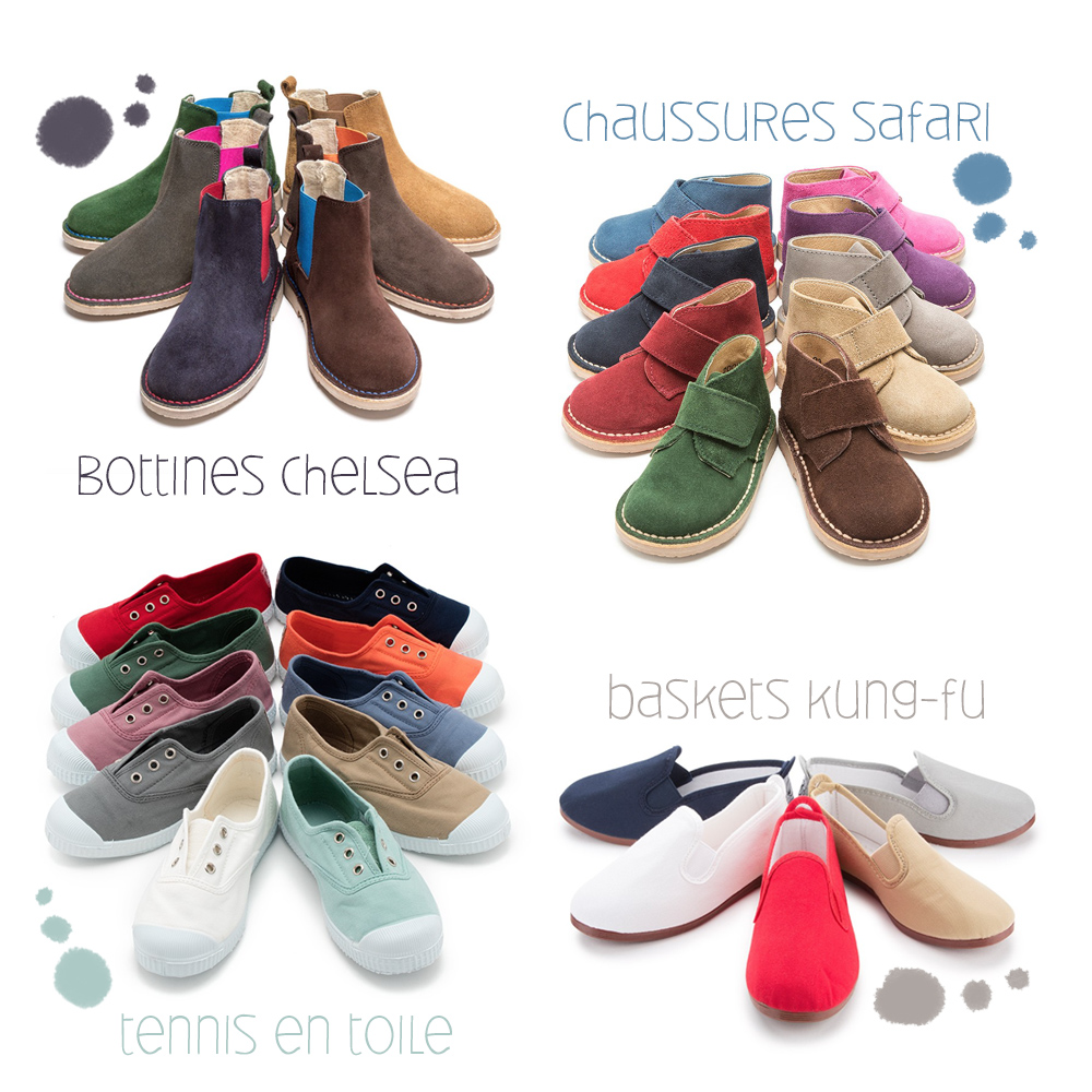 Chaussures Bébés En Cuir Lavable Pisamonas - Ballerines Confortables Avec Semelle Antidérapante