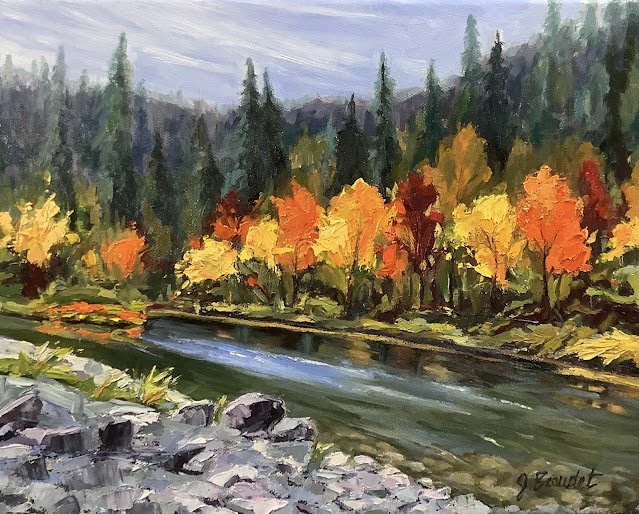 New Trinity River Painting by Jennifer Beaudet - Zondervan