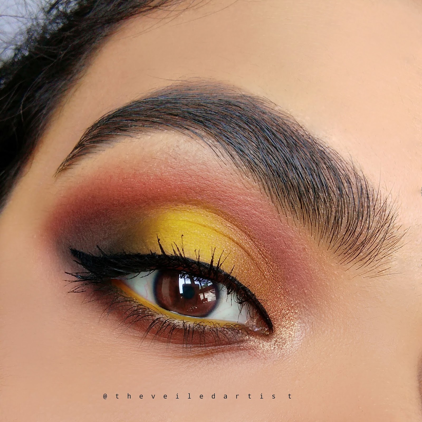Yellow Ombre Matte Smokey Eyes Tutorial(beginner friendly) The Veiled