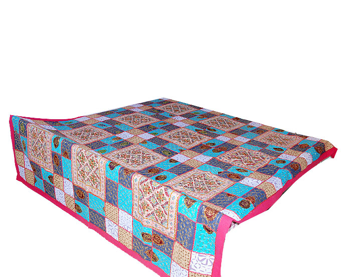 ethnic bedspreads, yellow bedspread, batik bedspreads, commercial