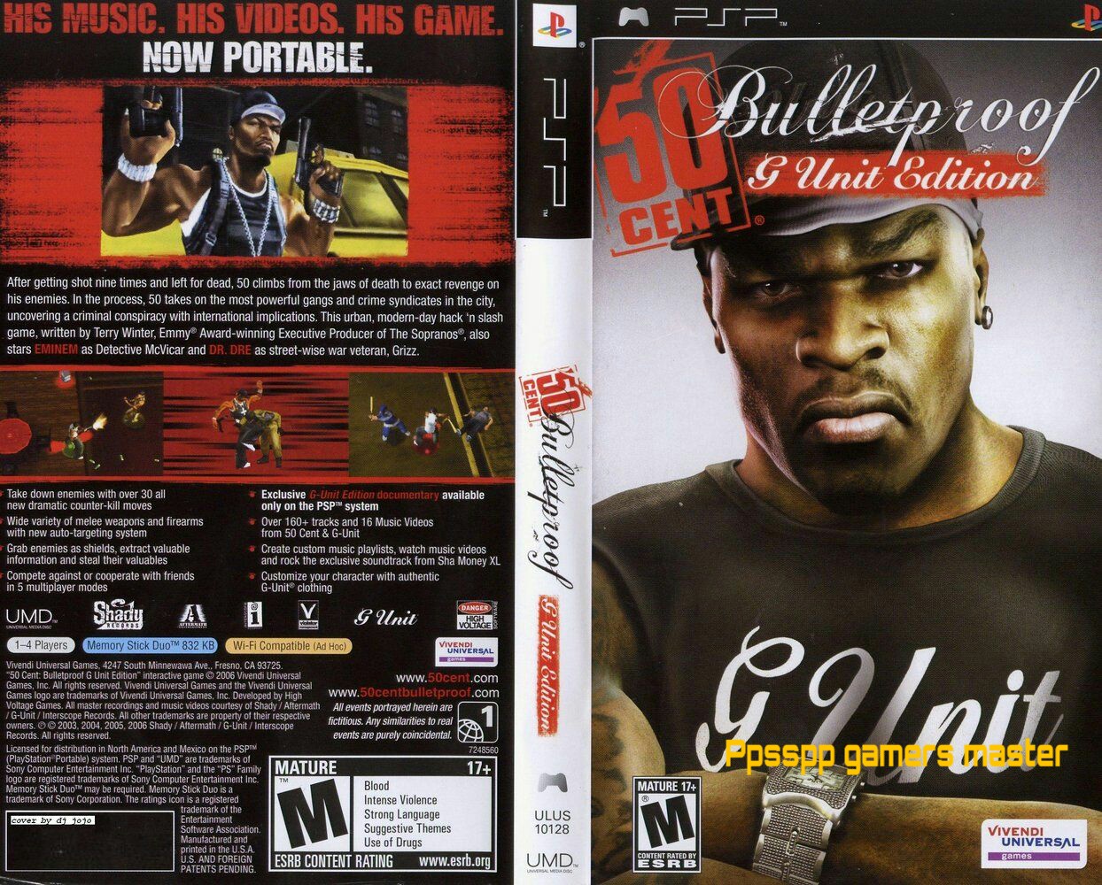 50 cent bulletproof g-unit edition for ppsspp | Ppsspp gamers master