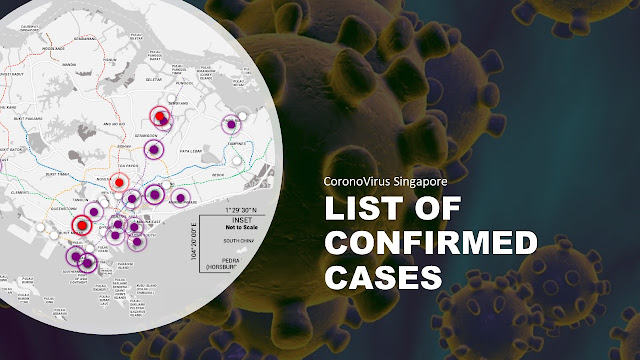List of Confirmed CoronaVirus Cases in Singapore