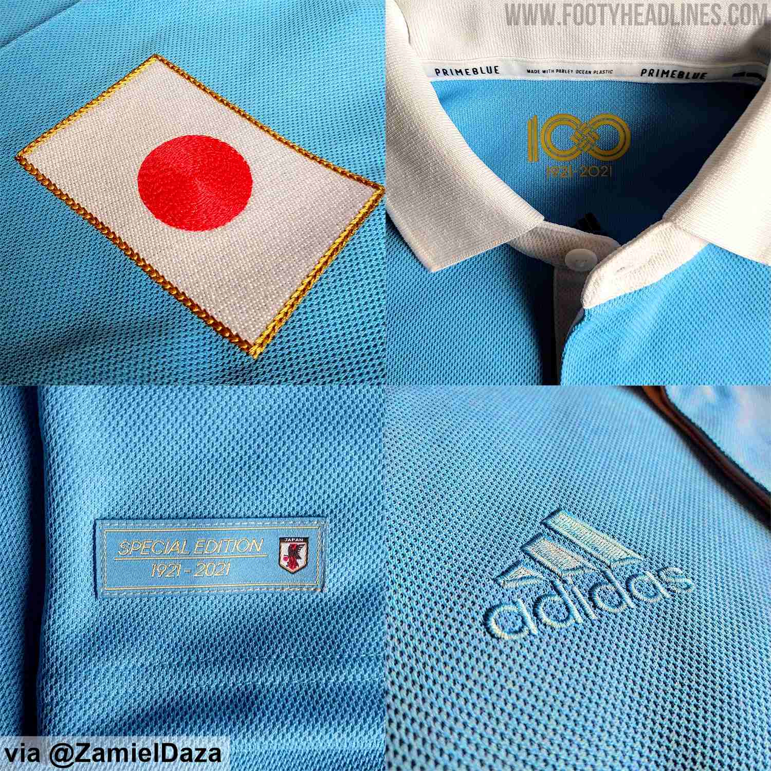 Japan 2021 Football 100% Original Adidas 100th Anniversary Jersey Shirt  Limited