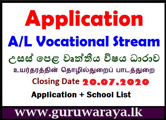 Vocational stream meaning in hindi