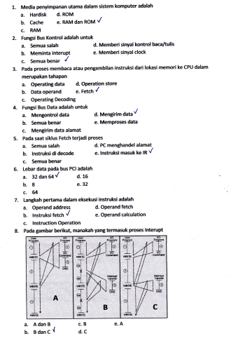 Hot Topik Soal Uas Arsitektur Dan Organisasi Komputer