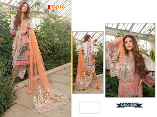 Fepic Rosemeen Cross lawn Cambric Pakistani Suits 