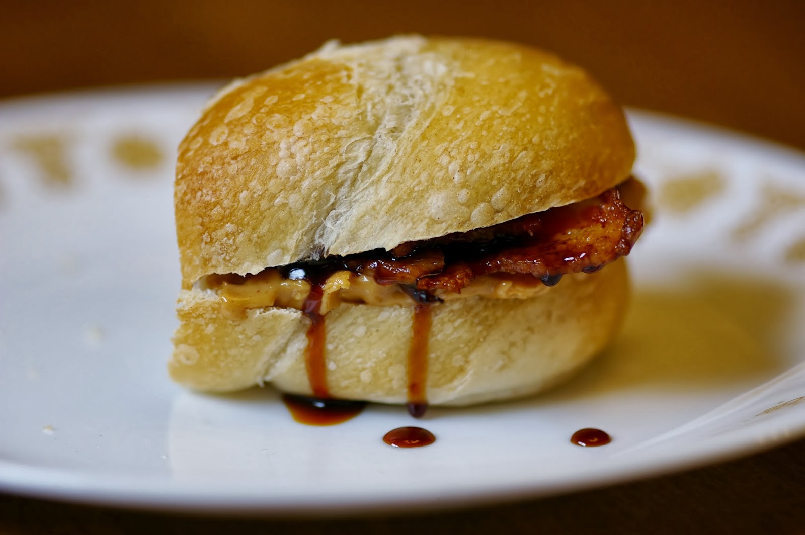 The Kissing Crust Peanut Butter Molasses Sandwich