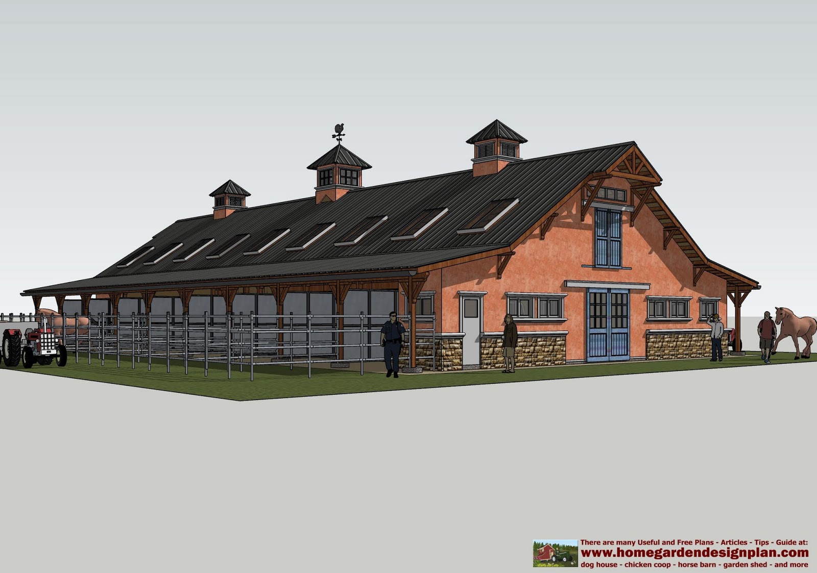 hb100 horse barn plans horse barn design ~ shed plans ideas