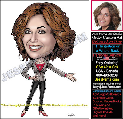 Real Estate Agent Caricature Ads from Photos