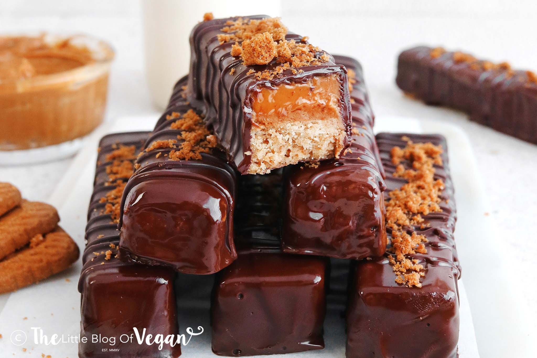 Biscoff Twix Bars
