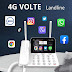4G VOLTE fixed wireless landline phone android 7.1 set touch screen dual sim slot