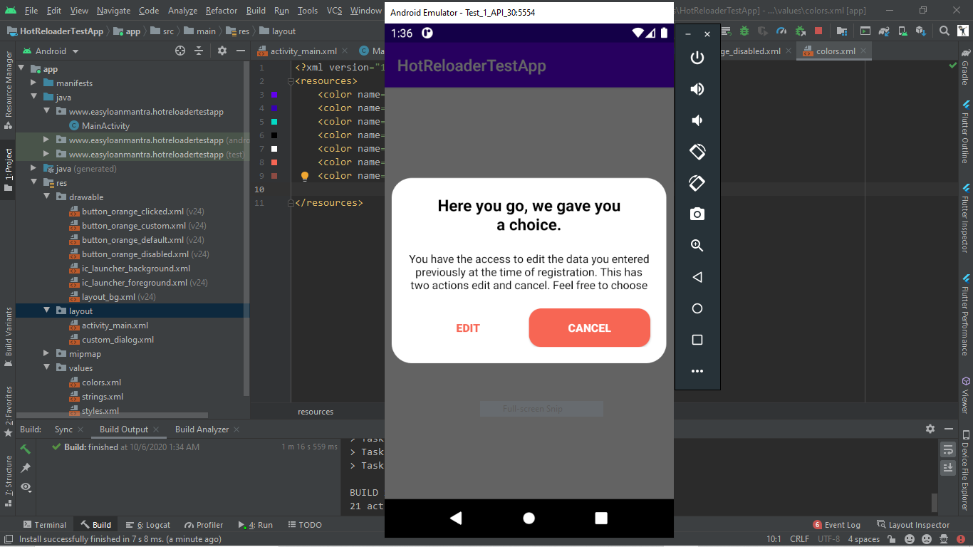 how to open html on android
