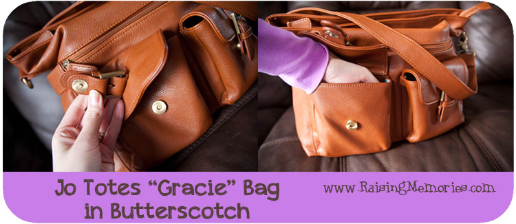 Jo Totes Gracie Bag Front Pockets