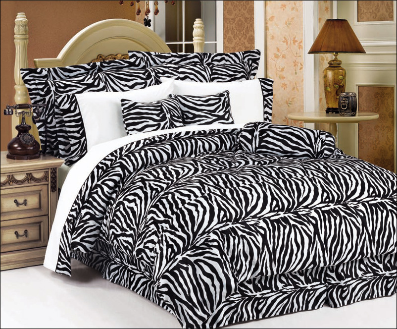 Wonderful 9 Zebra Print Bedding Sets Queen Home Design Ideas