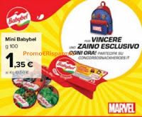 Concorso Babybel Snack Heroes vinci zaini Marvel
