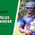 Camilus Alexander cricketer Proflle, age, height, stats, wife, etc.