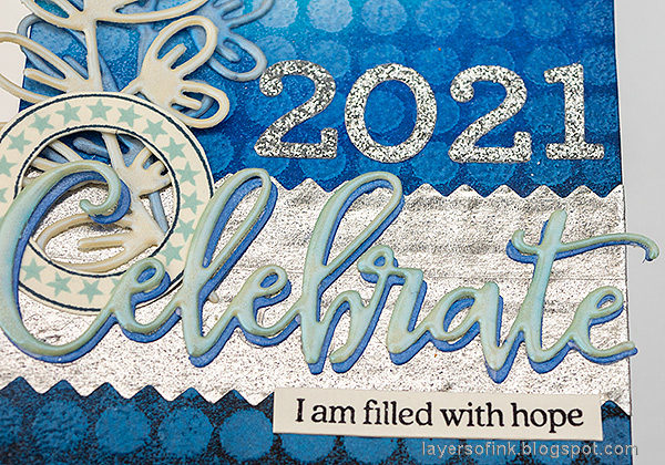 Layers of ink - Celebrate 2021 Tag Tutorial by Anna-Karin Evaldsson.