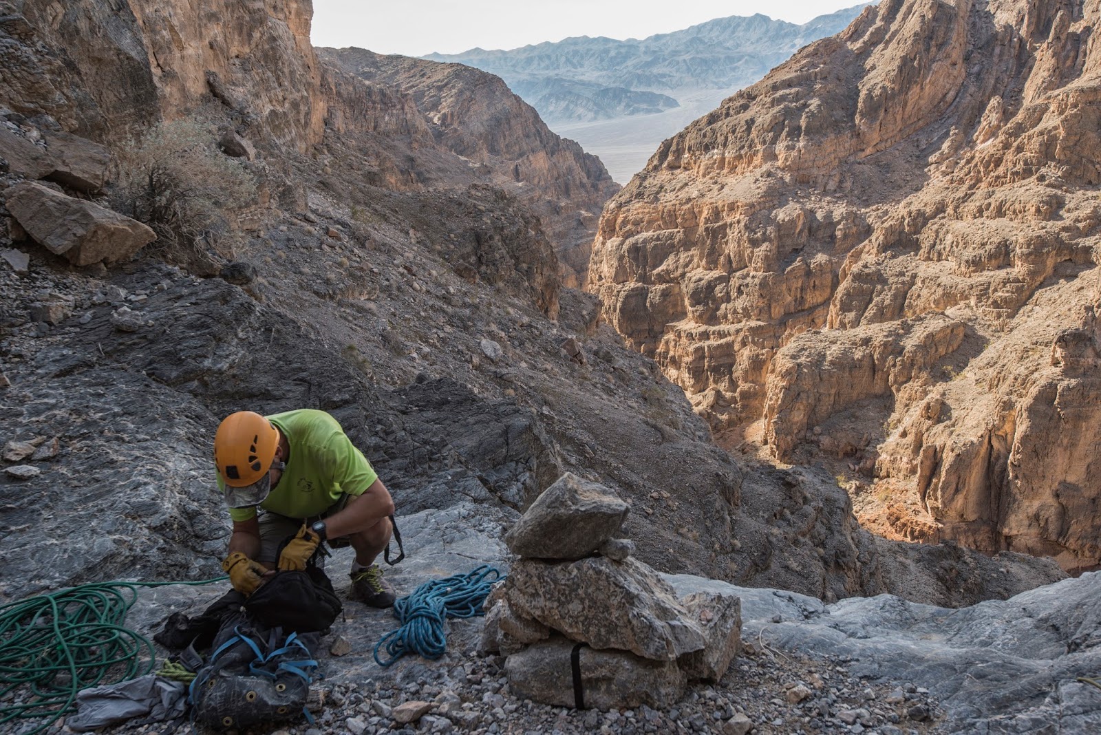 DEEP CHASM CANYON. GRAPEVINE RANGE, DEATH VALLEY NATIONAL PARK
