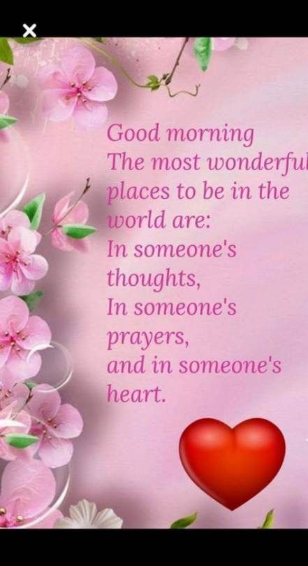 good morning messages for special someone