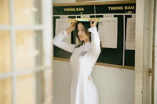 Nữ sinh 10X Đồng Tháp đẹp dịu dàng trong tà áo dài