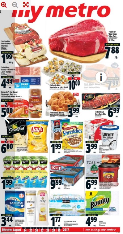 metro flyer ontario august 24 30 2017 weekly flyers canada metro flyer ontario this week