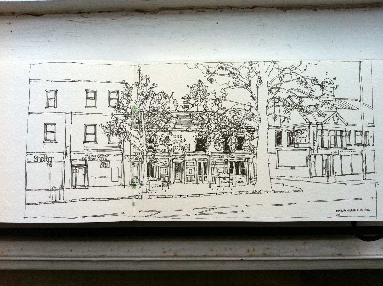 Simone Ridyard Manchester Simone Ridyard : Urban sketching in Didsbury Village, Manchester