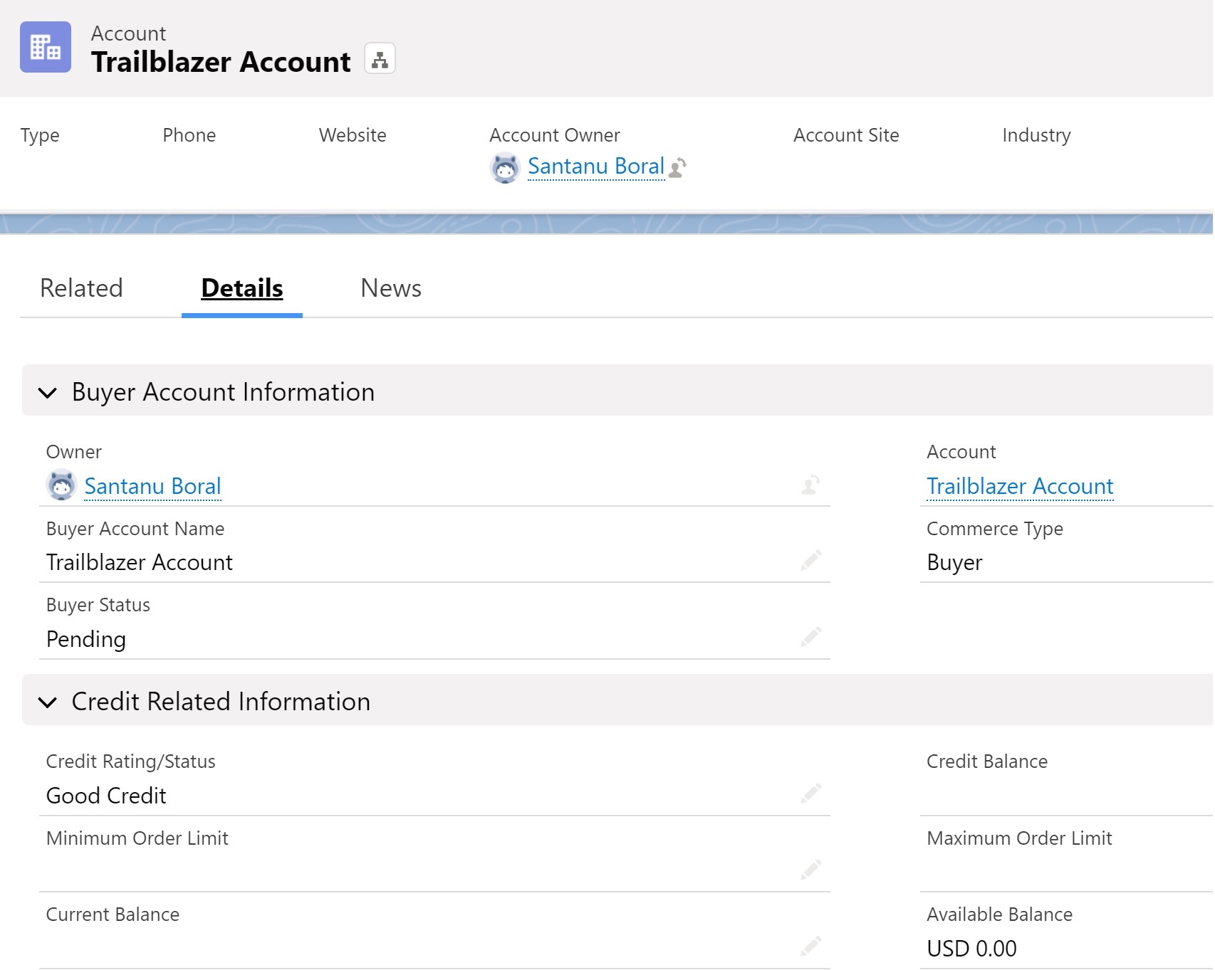 Exploring on Salesforce Configuring B2B Commerce Lightning Store Trailblazer Goodies Store
