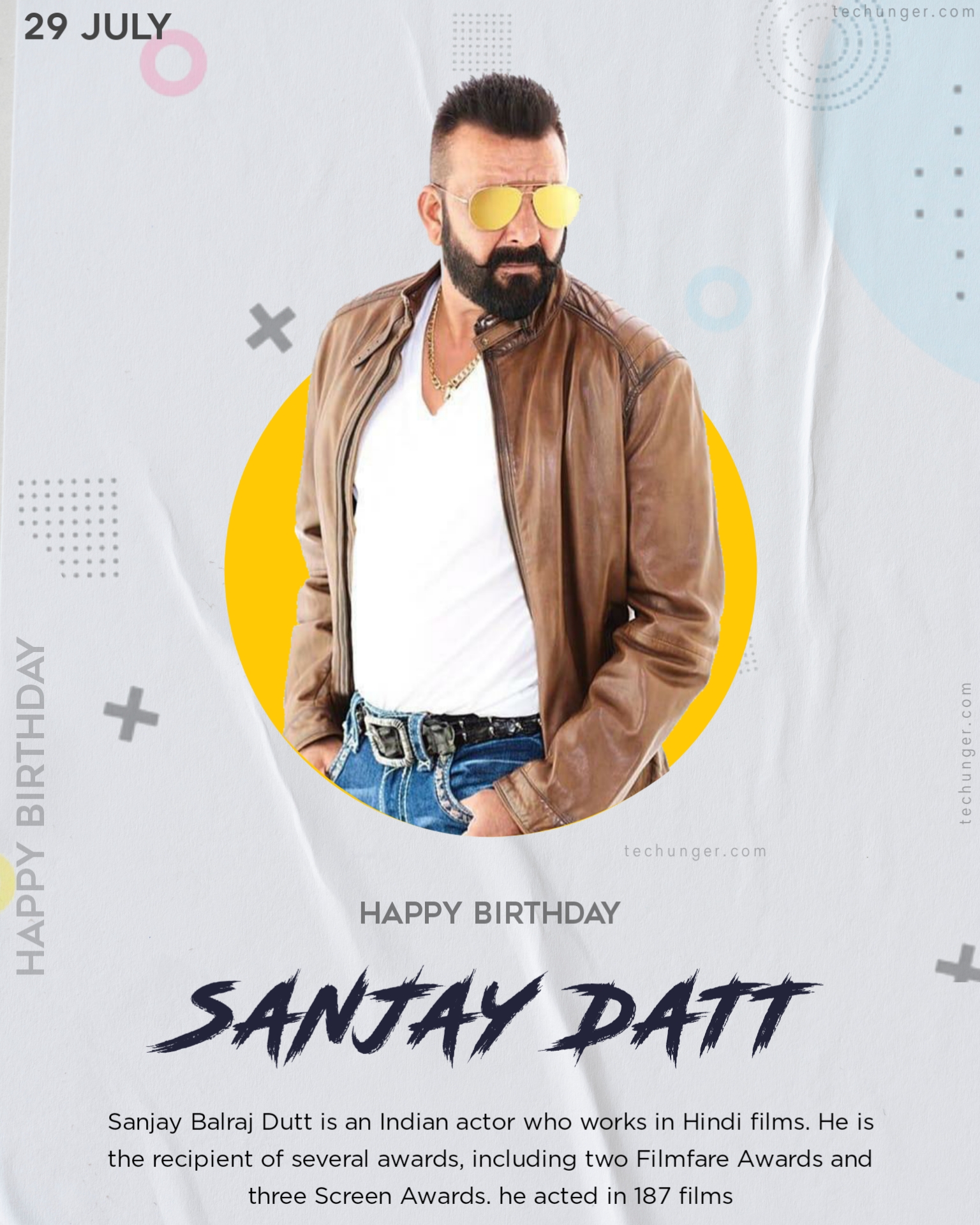 sanjay datt birthday, techunger, संजय दत्त 
