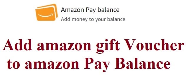 How to add amazon gift voucher to amazon account