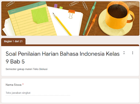 Soal Ulangan Materi Teks Diskusi - Kumpulan Tugas