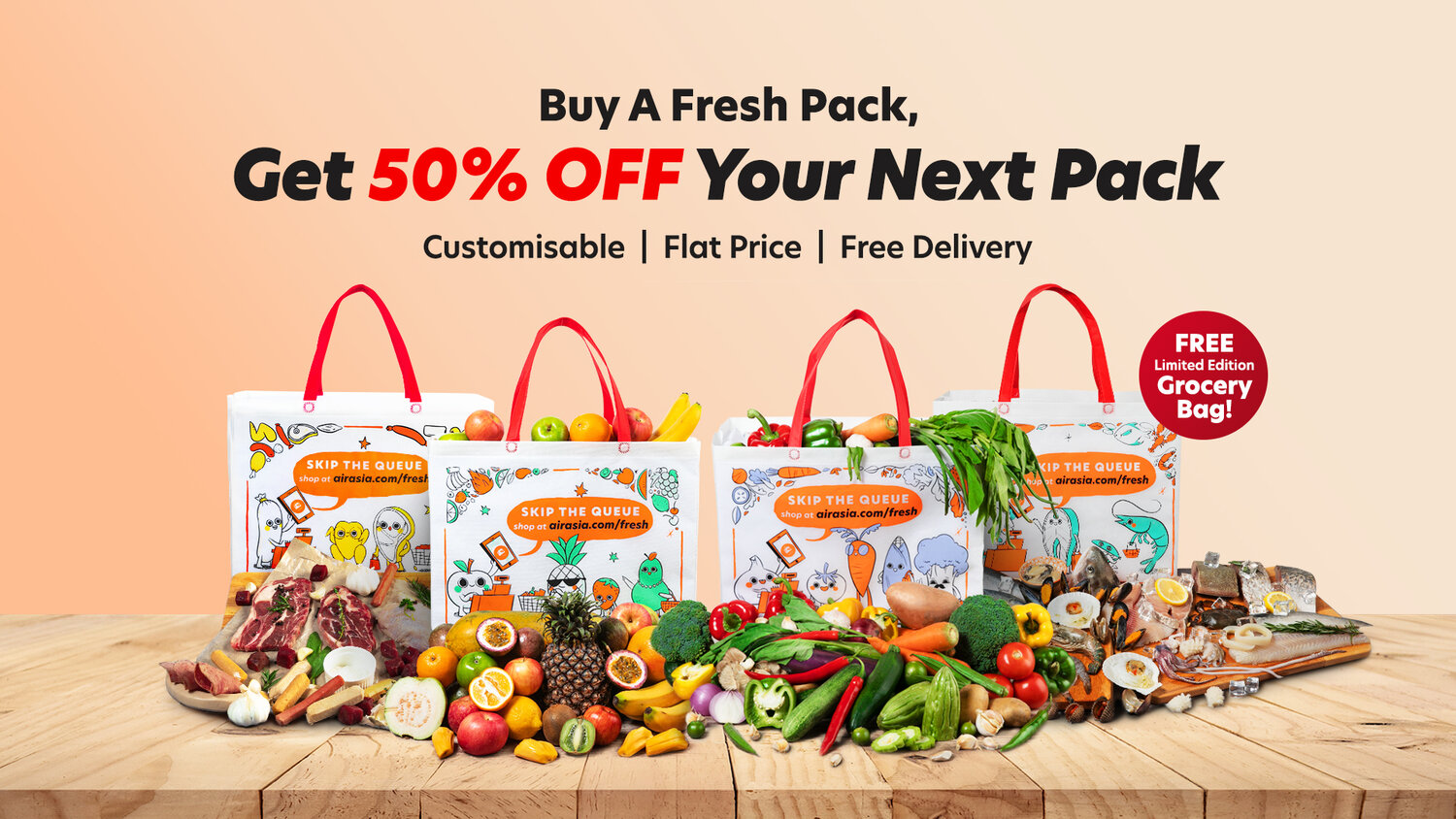 airasia fresh expands offerings and introduces Fresh Pack Malaysian