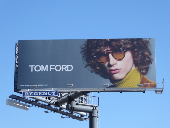Tom Ford Eyewear F/W 2016 billboard Sunset Plaza Tom Ford Eyewear fw16 billboard