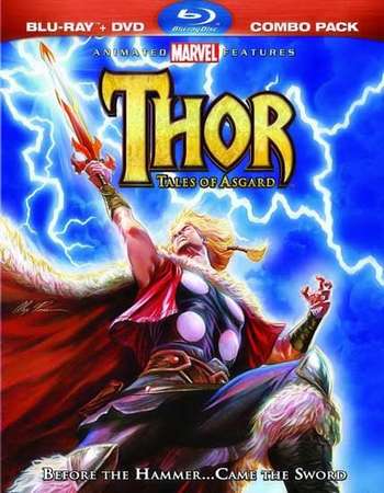 Poster Of Thor Tales of Asgard 2011 Dual Audio 720p BRRip [Hindi - English] Free Download Watch Online