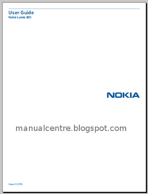 Nokia Lumia 820 Manual Cover
