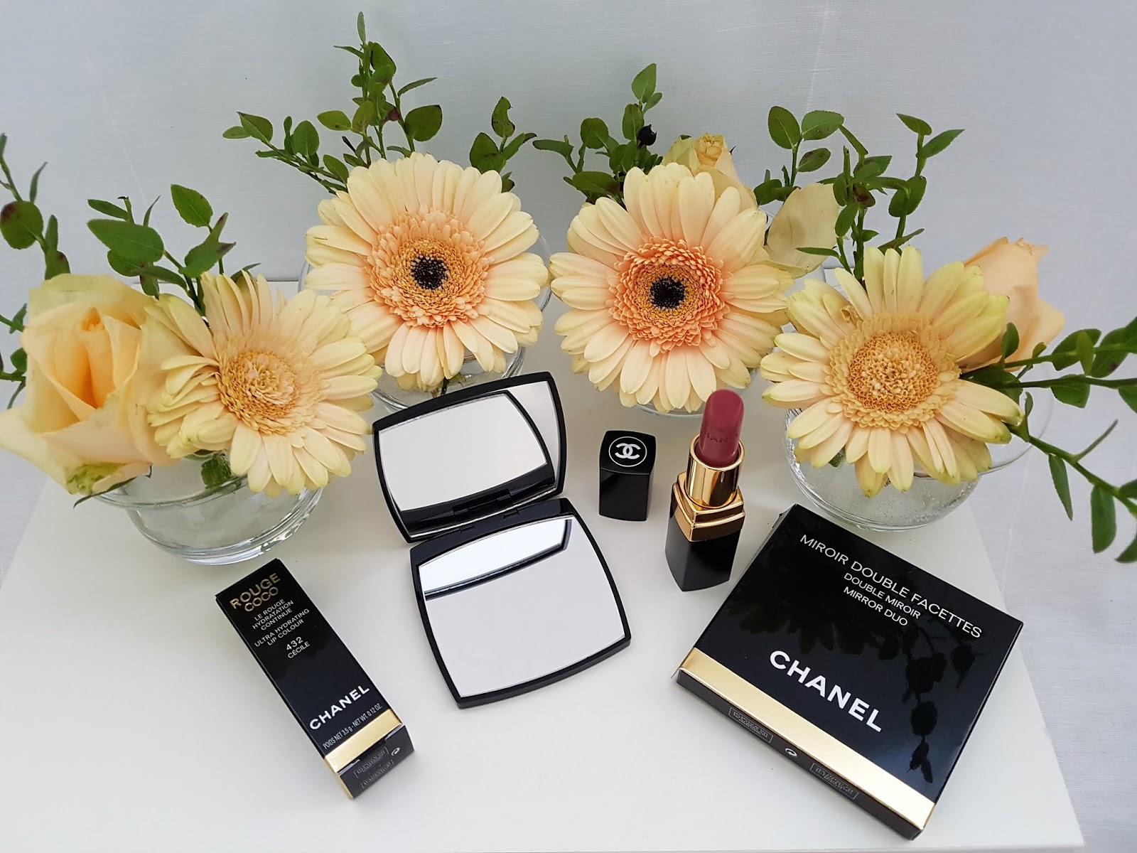 THE EXCLUSIVE BEAUTY DIARY : CHANEL ROUGE COCO ULTRA HYDRATING LIP COLOUR -  432 – CÉCILE & MIROIR DOUBLE FACETTES