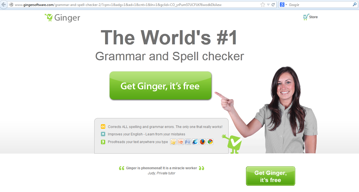 ...The Abe's Journey... Ginger Software Very Flexible & It's Free