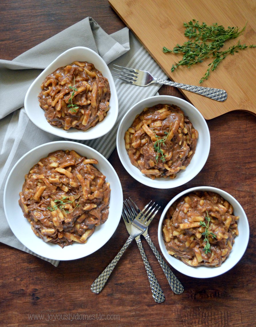 Joyously Domestic Slow Cooker Beef and Noodles