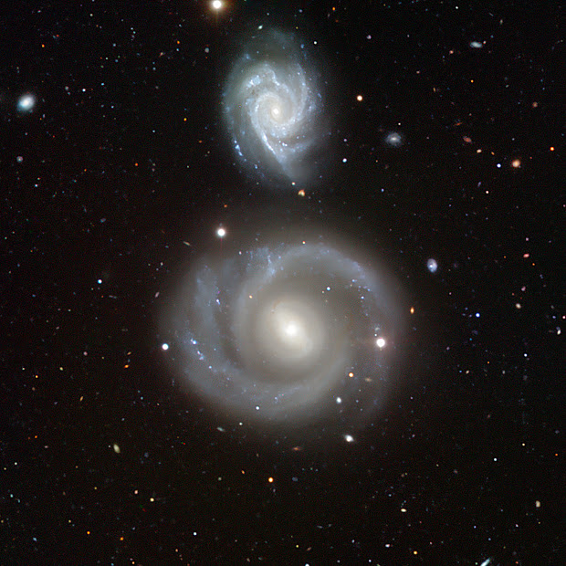 Interacting Galaxies NGC 799 and NGC 800