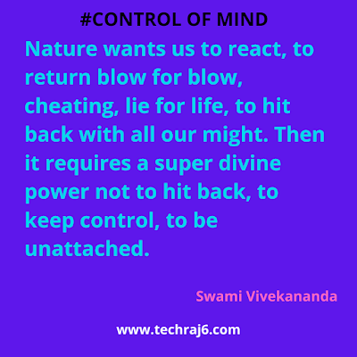 Control Of Mind Quotes By Swami Vivekananda