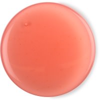 A bright pink circular splodge on a bright background 