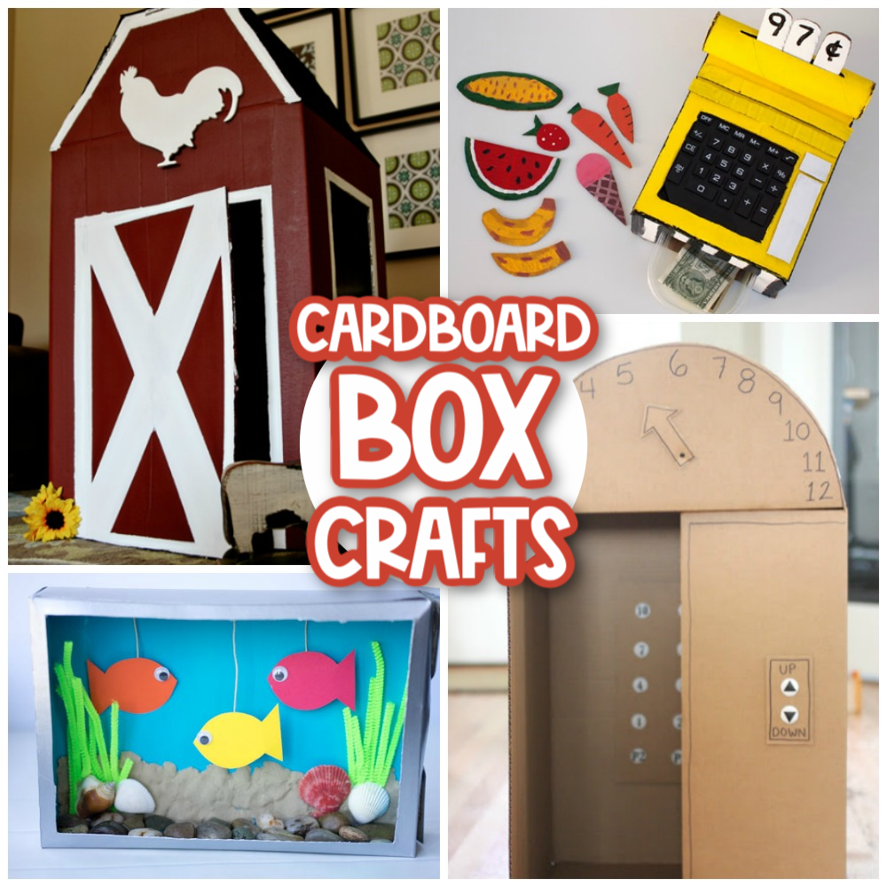 Cool cardboard crafts for kids