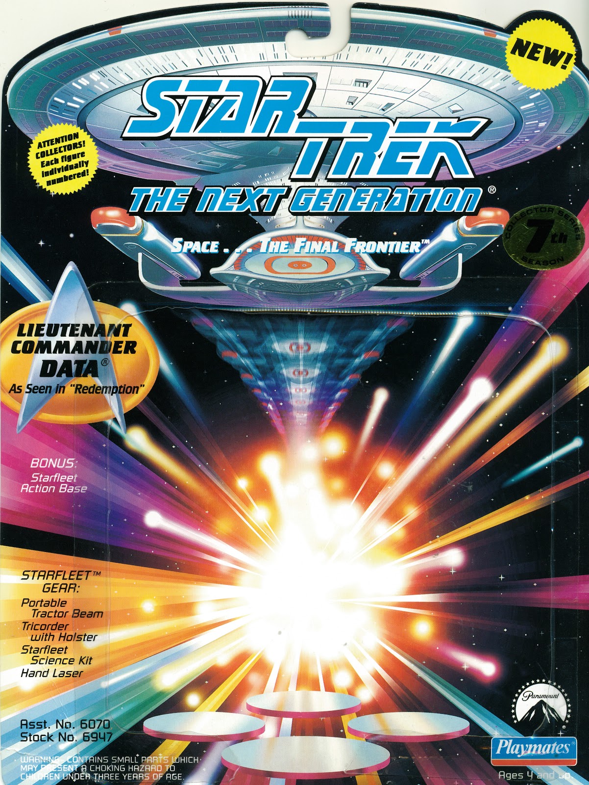 UP CLOSE & PLASTIC Star Trek The Next Generation Redemption "Red