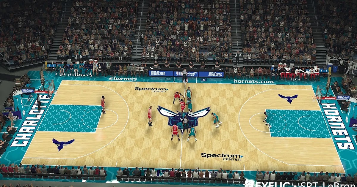 NBA 2K21 Charlotte Hornets Court by SRT-Lebron - Shuajota | Your Site