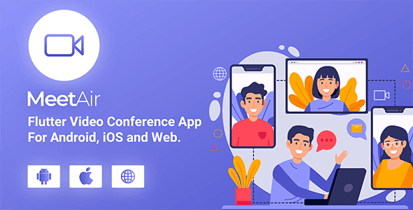 MeetAir v1.0.6 - iOS and Android Video Conference App for Live Class, Meeting, Webinar, Online Training MeetAir v1.0.6 - iOS and Android Video Conference App for Live Class, Meeting, Webinar, Online Training