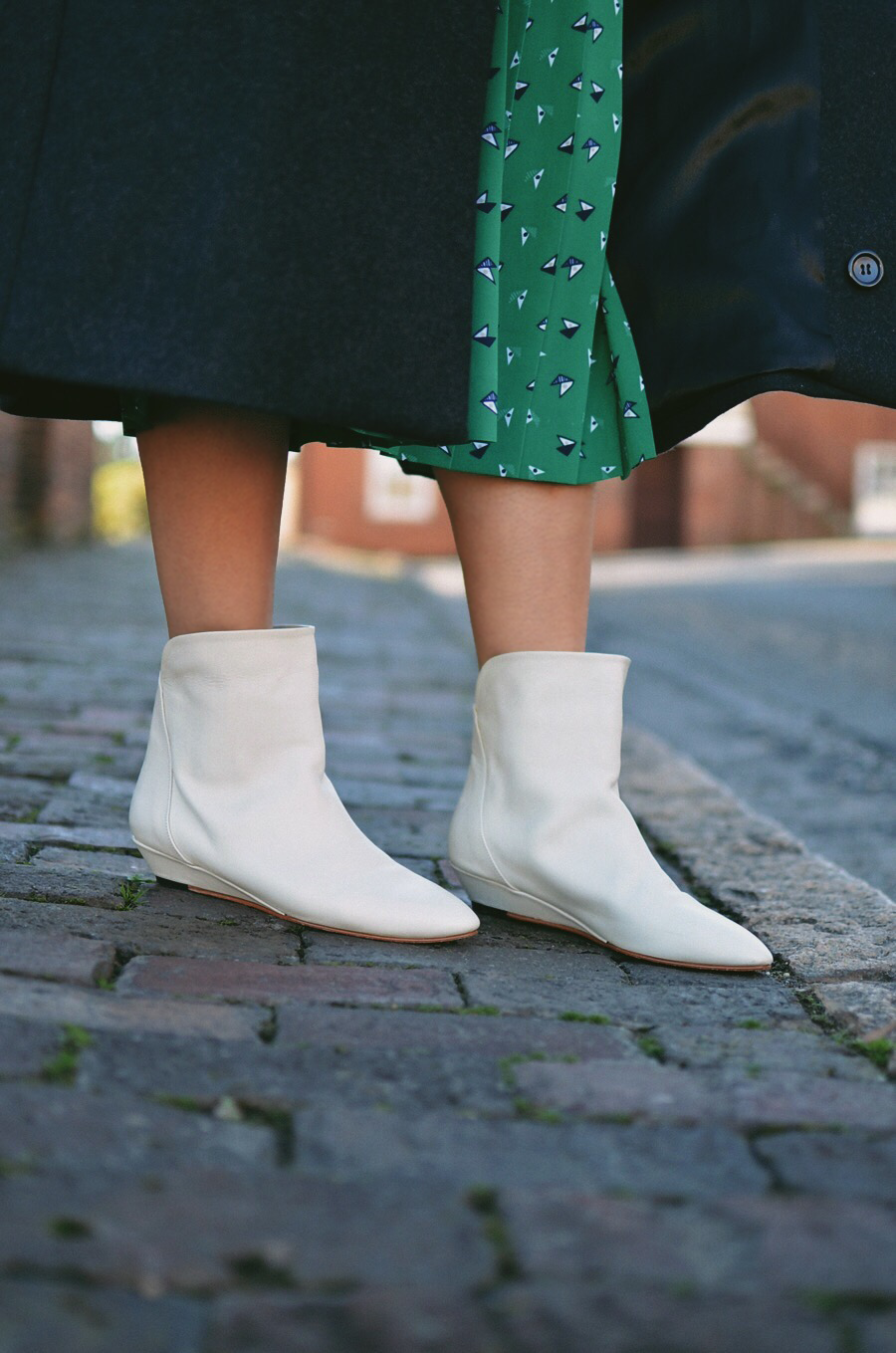 How I Wear White Ankle Boots | MY SMALL WARDROBE