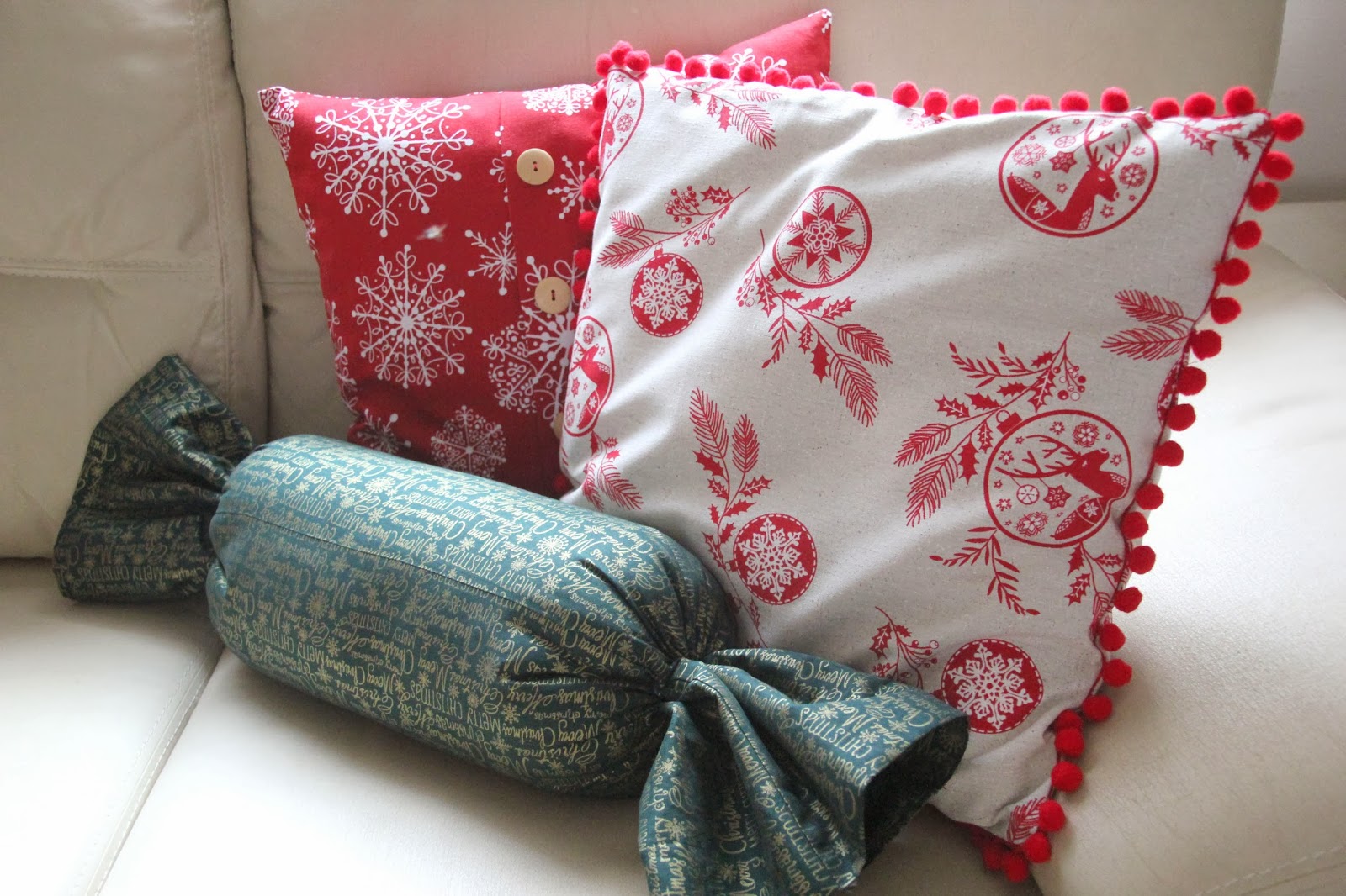 #DIY Navidad: Cómo hacer cojines para decorar tu casa en Navidad. - Oh