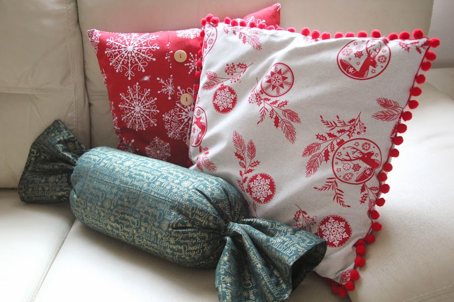 DIY Navidad: Cómo hacer cojines para decorar tu casa en Navidad.