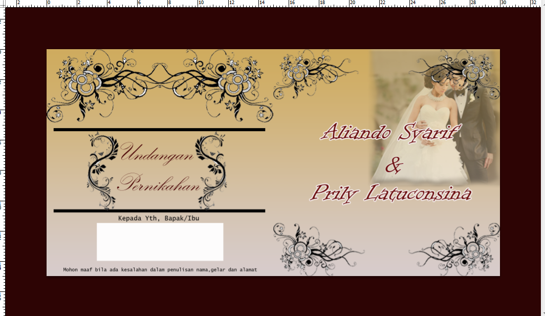 tutorial cara membuat undangan pernikahan keren