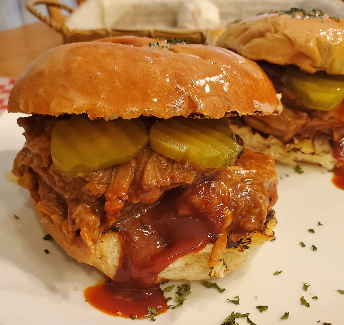 Jack Daniels Pulled Pork Sandwich What's Cookin' Italian Style Cuisine
