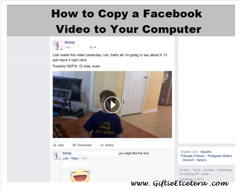 how to copy video from facebook how to copy video from facebook